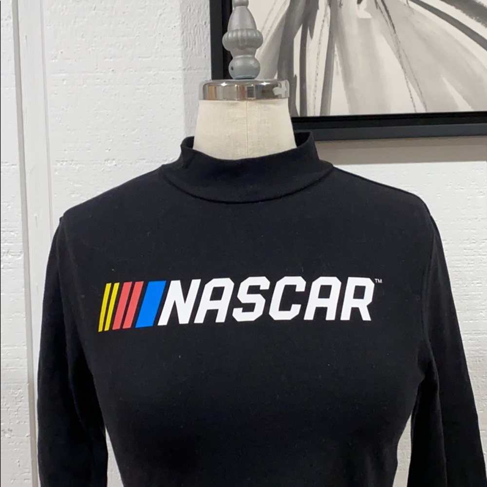 Long sleeve turtle neck NASCAR shirt